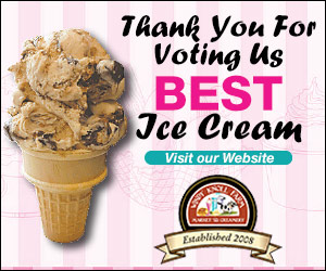 Voted Best Ice Cream in Franklin County